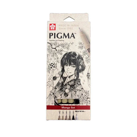 Sakura Pigma Micron Manga Set 6pk