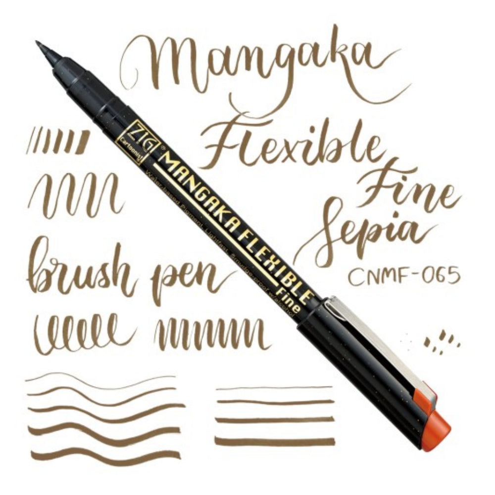 ZIG Cartoonist MANGAKA Flexable Pens