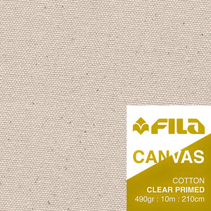 Indian Cotton Canvas Clear Primed 2.1m 12oz