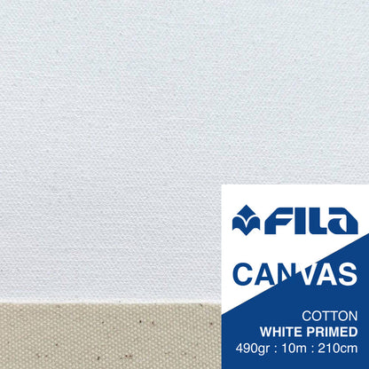 Indian Cotton Canvas Acrylic Primed 2.1m 12oz