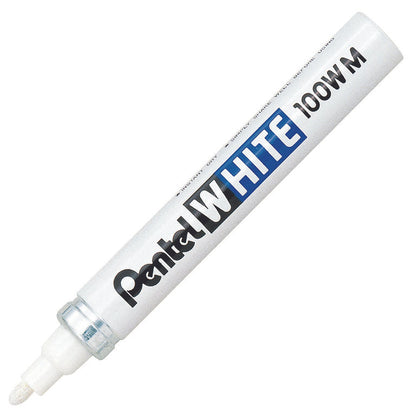 Pentel X100 White Permanent Markers