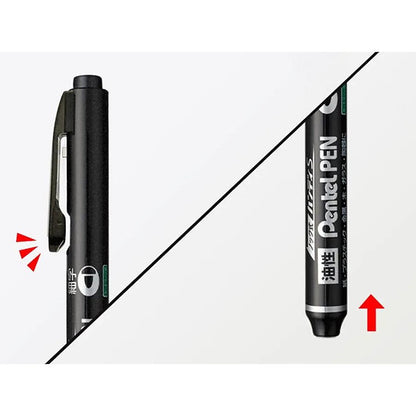 Pentel Retractable Permanent Marker Bullet Point
