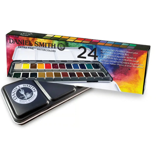 Daniel Smith Half Pan 24 Tin- Master Box Set