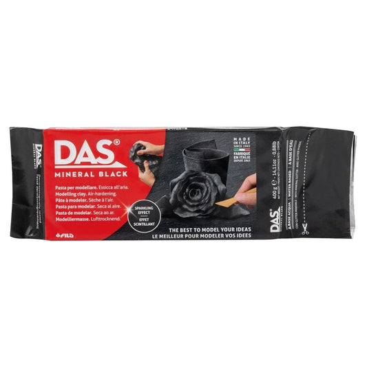 DAS Air Hardening Modelling Clay 800g - Mineral Black
