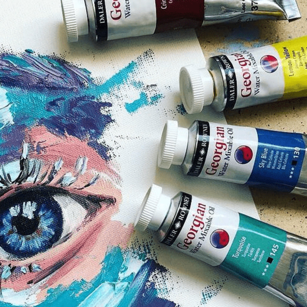 Daler Rowney Georgian Watermixable Oil Colour Set 10x37ml