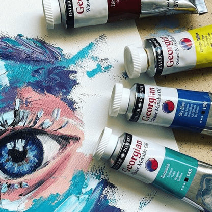 Daler Rowney Georgian Watermixable Oil Colour Set 10x37ml