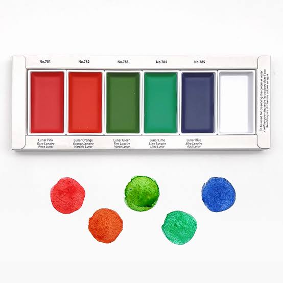 Kuretake Gansai Tambi Watercolour Palette - Granulating 3
