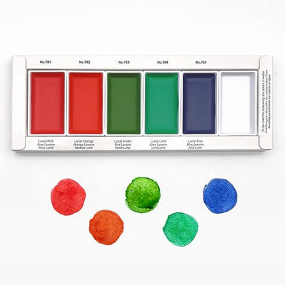Kuretake Gansai Tambi Watercolour Palette - Granulating 3