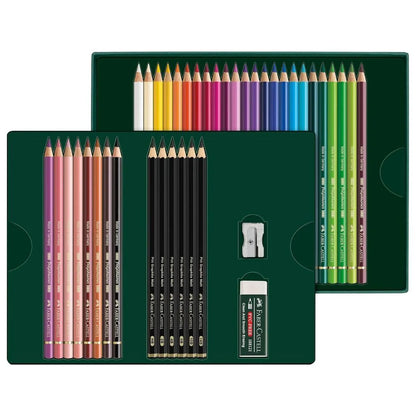 Faber Castell Polychromos & Pitt Graphite Matt gift set 40