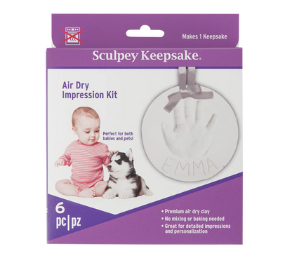 Sculpey Air Dry Keepsake Kit