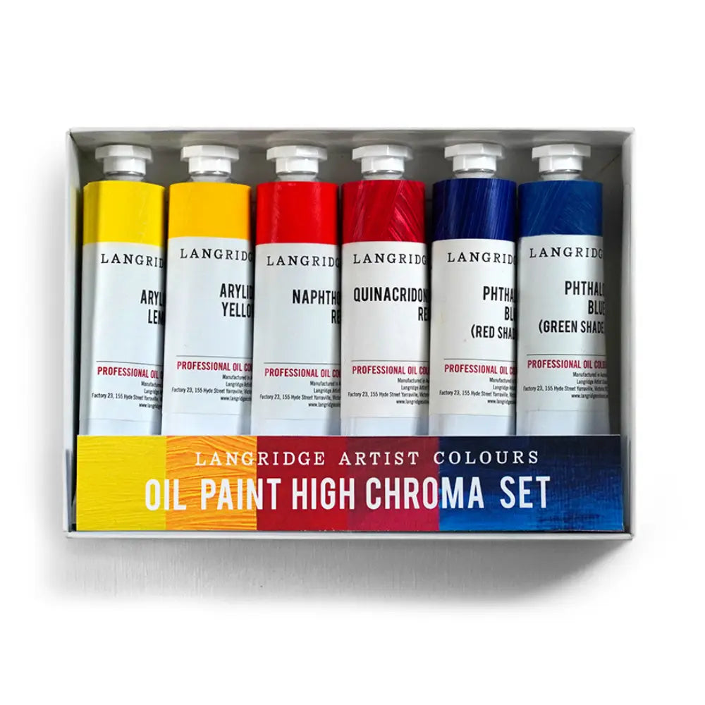 Langridge Oil Paint High Chroma Set