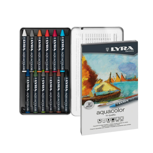 LYRA Aquacolor Water-Soluble Wax Pastels