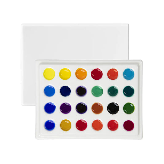 Meeden 24-Well Ceramic Palette with Cover