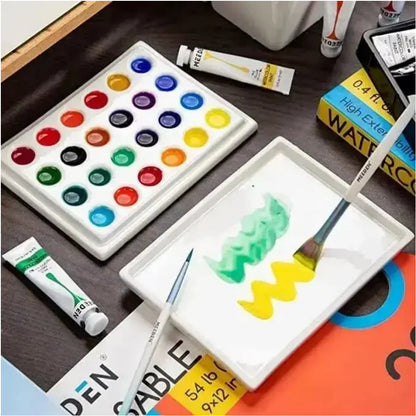 Meeden 24-Well Ceramic Palette with Cover