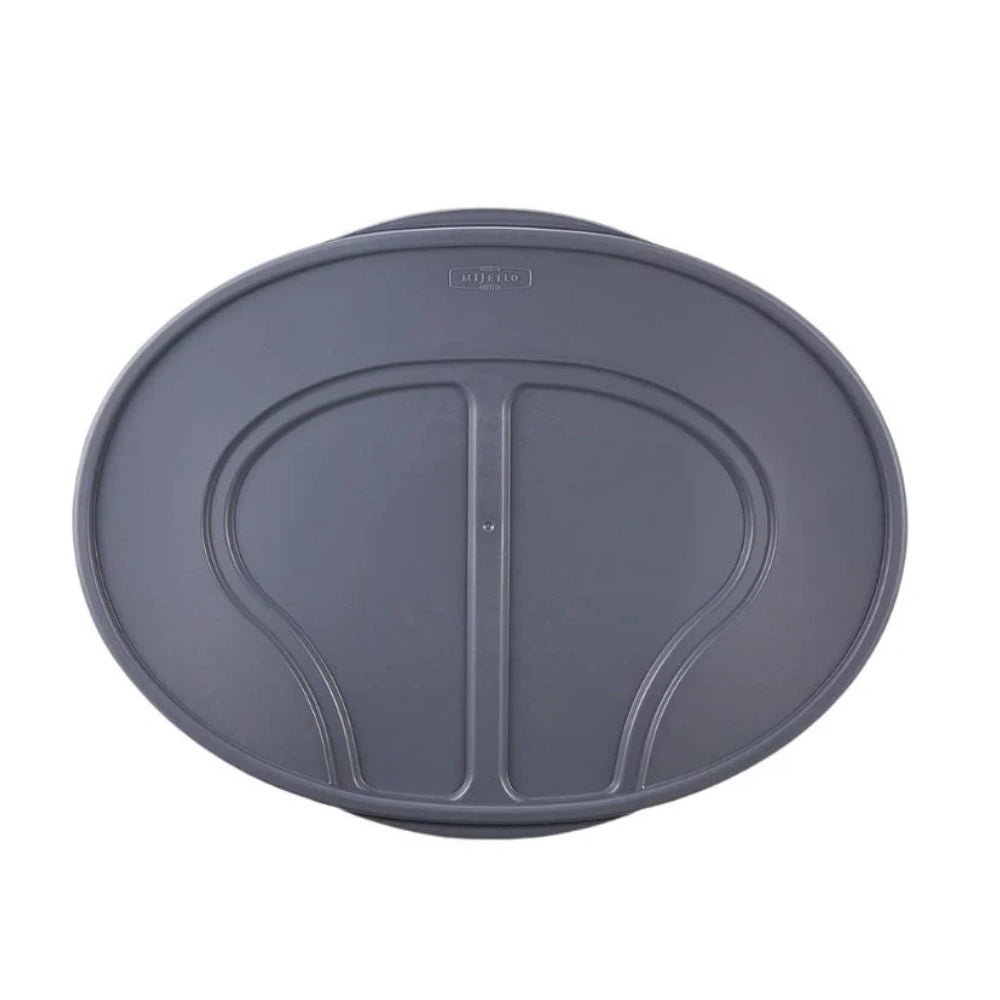 Mijello Airtight Grey Oval Palette 15 Well