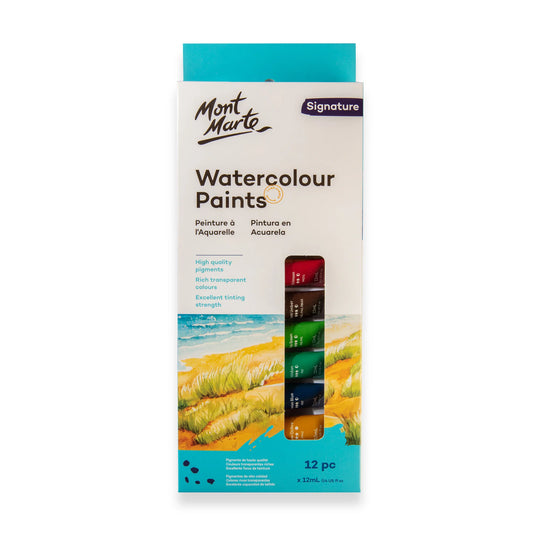 Mont Marte Watercolour Paint Set 12pk