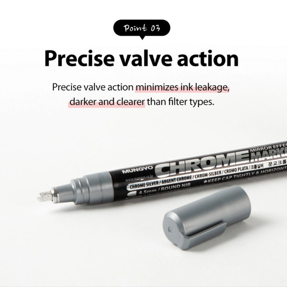Mungyo Chrome Mirror Effect Markers