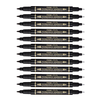 Pentel Permanent Marker Twin Tip