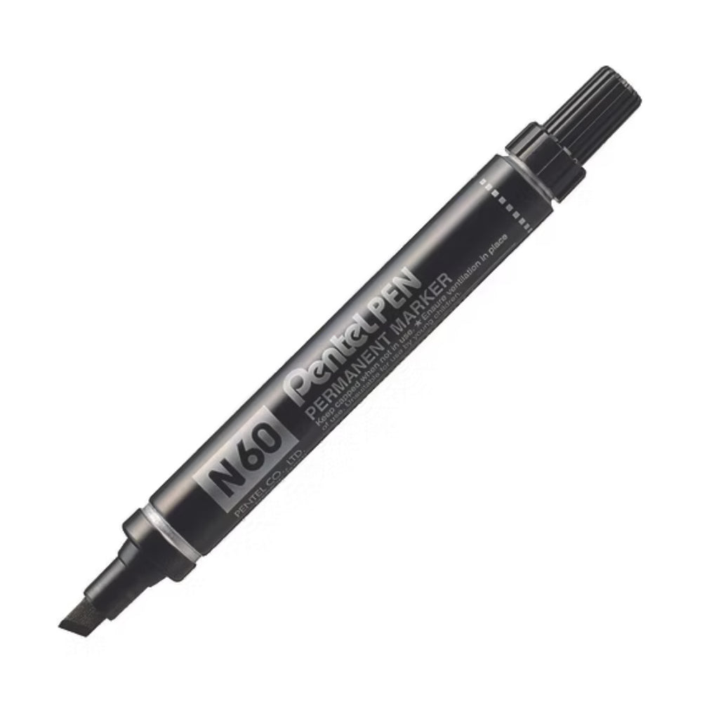 Pentel N60 Permanent Marker Chisel Tip