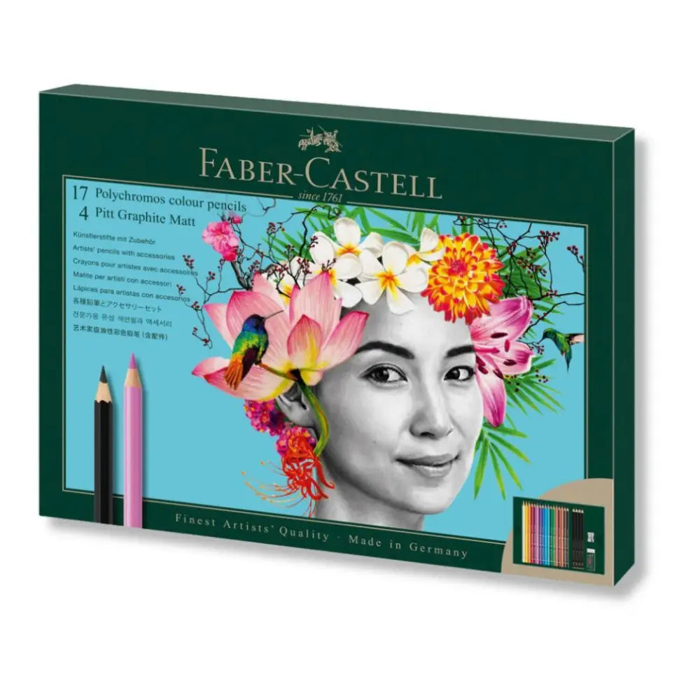 Faber Castell Polychromos & Pitt Graphite Matt gift set 23
