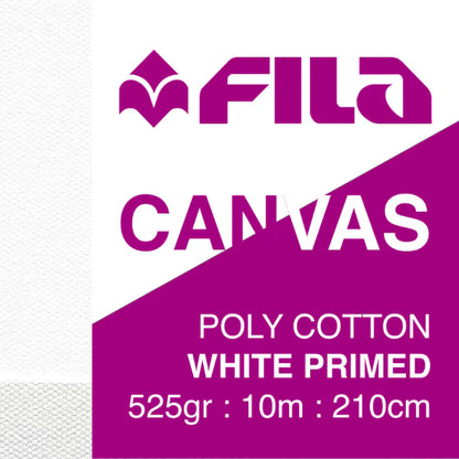 Indian Poly/cotton White Primed Canvas 12oz