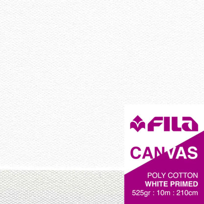 Indian Poly/cotton White Primed Canvas 12oz
