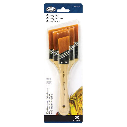 Royal & Langnickel Brush Set Angle 3Pk