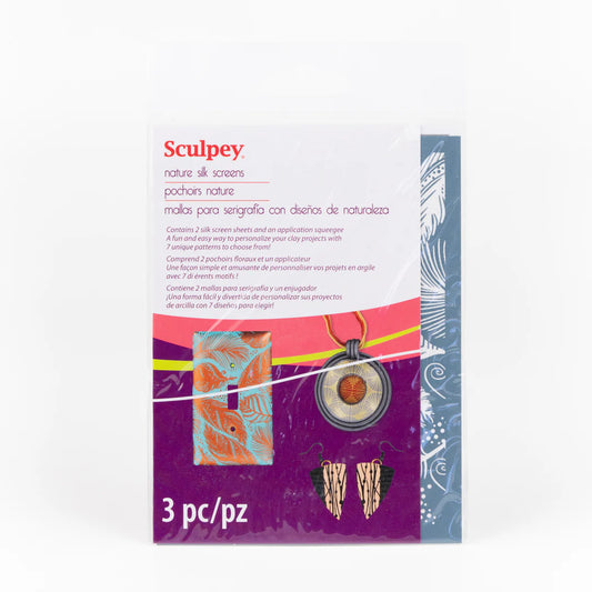 Sculpey Nature Silk Screen 3pk