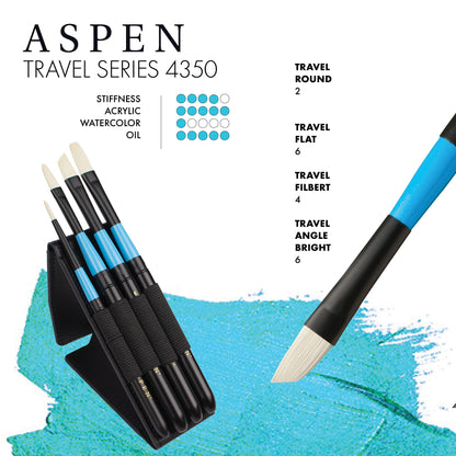Princeton Aspen 6500 Synthetic Travel Brush Set