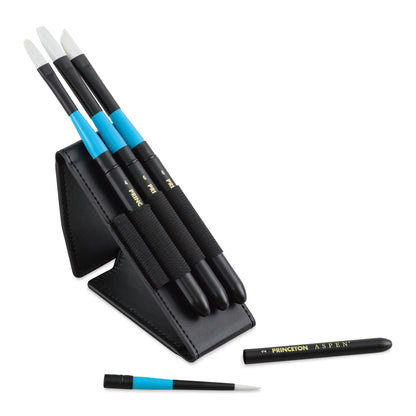 Princeton Aspen 6500 Synthetic Travel Brush Set