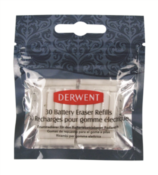 Picture of Derwent Replacement Erasers 30Pk
