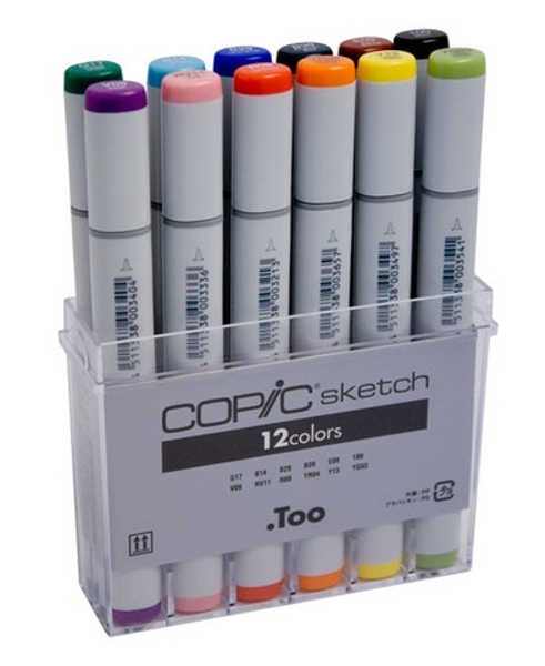 Picture of Copic Sketch Set 12 Assorted