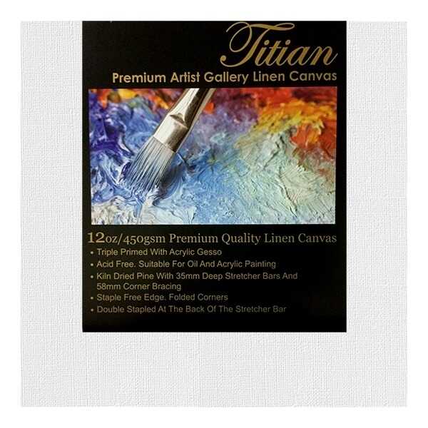 Picture of Titian Linen Canvas 100X100cm