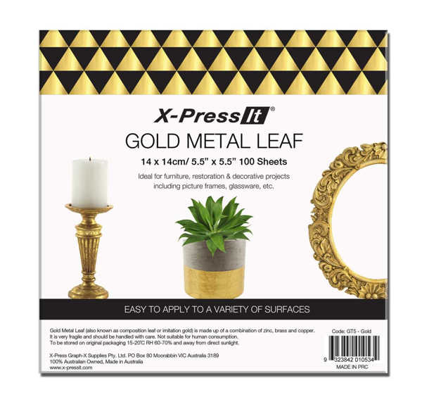 Picture of Xpress It Gold Metal Leaf Bulk 100pk