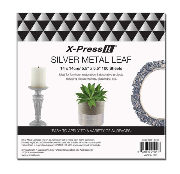 Picture of Xpress It Silver Metal Leaf Bulk 100pk