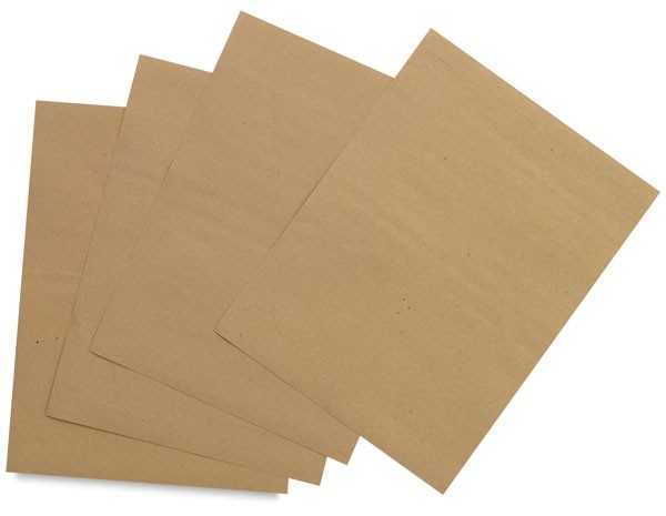 Picture of Brown Kraft Paper Sheets 225gsm A3