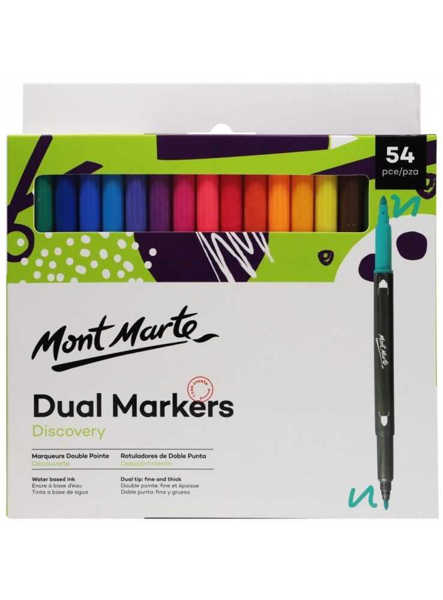 Picture of Mont Marte Dual Tip Markers 54pce