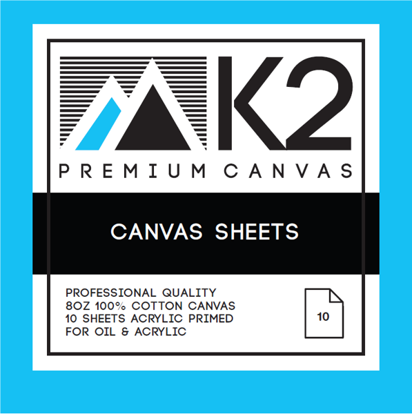 Picture of K2 Canvas Pad 10 Sheet Packs