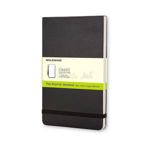 Picture of Moleskine Classic Reporter Notebook Black Pocket 9x14