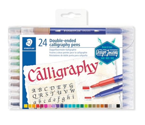 Picture of Staedtler Double Ended Calligraphy Markers 24pk