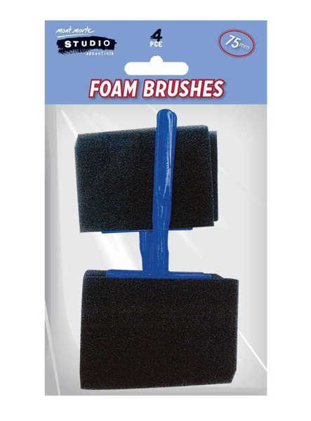Picture of Mont Marte Foam Hobby Brush 75mm 4pce