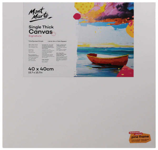 Picture of Mont Marte Studio Thin Canvas 40X40cm