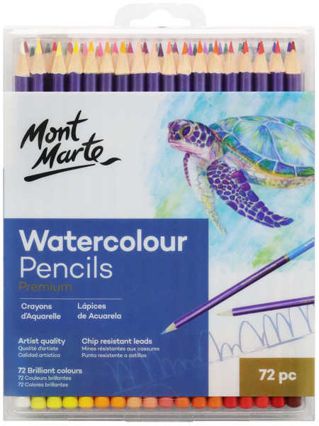 Picture of Mont Marte Premium Watercolour Pencils Set 72