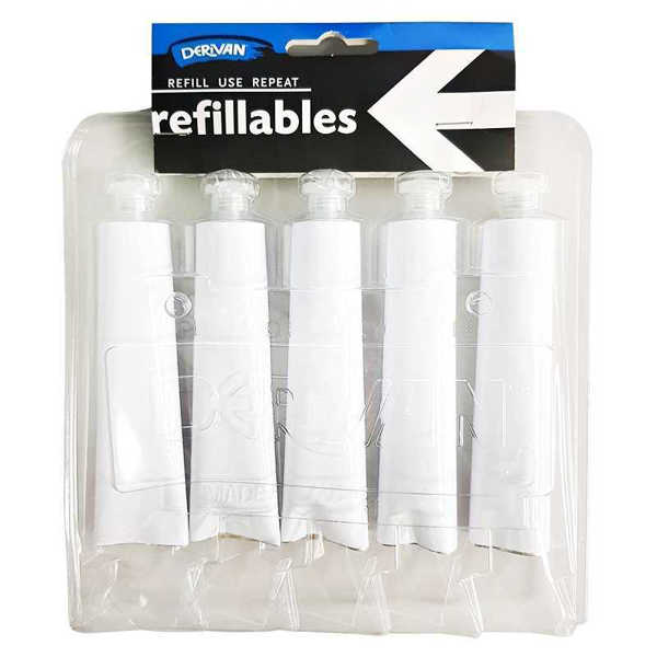 Picture of Derivan Refillables  Aluminium empty paint tubes