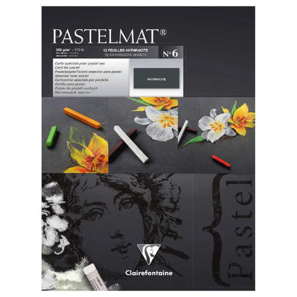 Picture of Clairefontaine Pastelmat Pad No.6 Anthracite