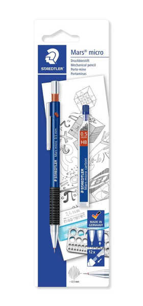 Picture of Staedtler Mars Micro Mechanical Pencil 0.5mm With Leads