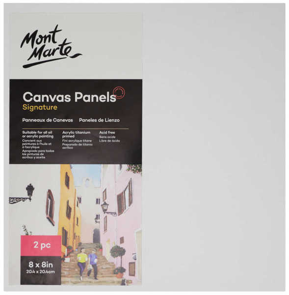 Picture of Mont Marte Canvas Panel  20.4X20.4cm 2pk