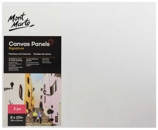 Picture of Mont Marte Canvas Panel 20.3X25.4cm 2pk