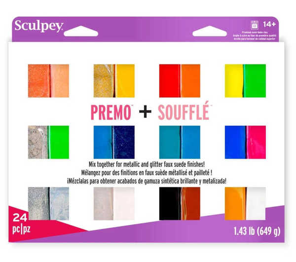 Picture of Sculpey Premo + Souffle 24pk Sampler Set
