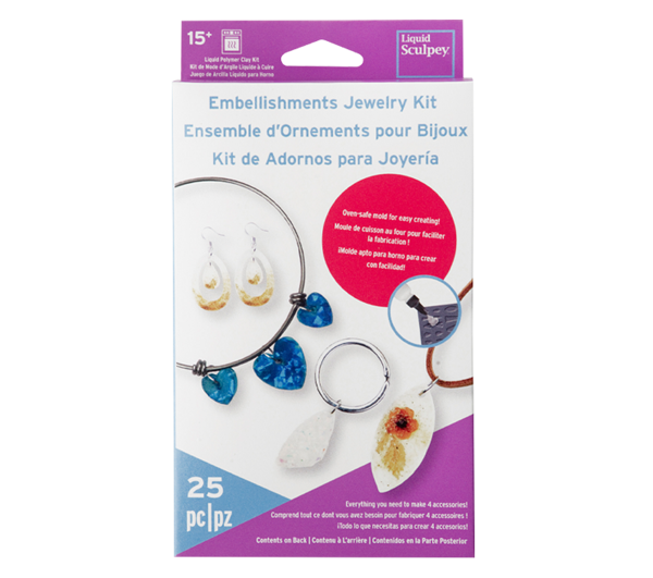Picture of Liquid Sculpey Embellishments Jewellery Kit